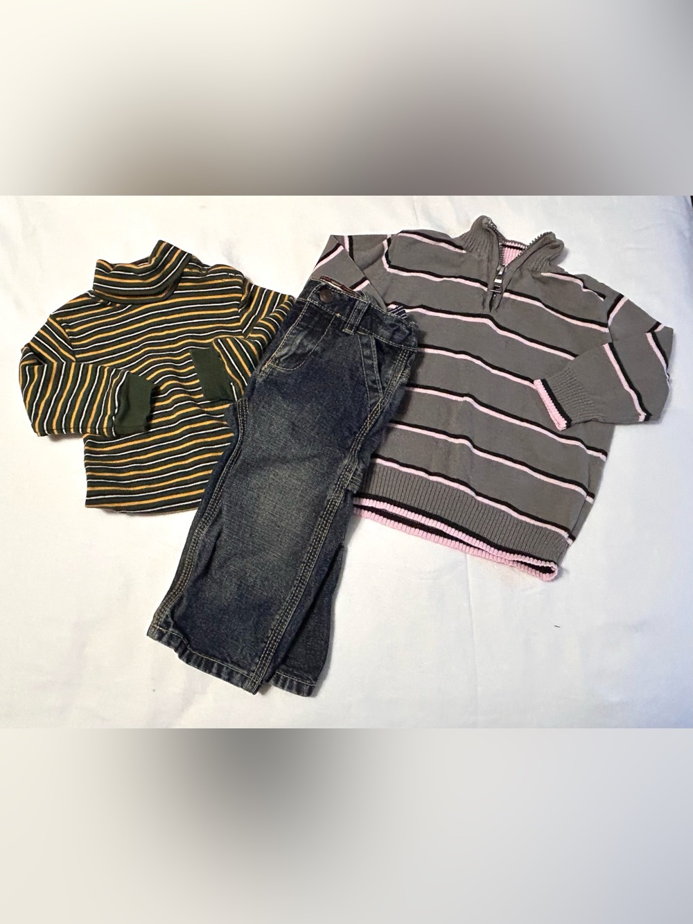 Baby 12 month (9-12 month) Clothing Children’s Place Tops OshKosh Jeans 3 pieces